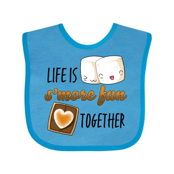 Inktastic Life is S'more Fun Together Boys or Girls Baby Bib