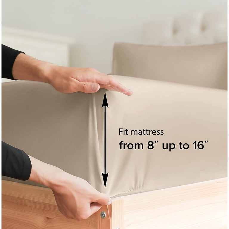 CGK Unlimited 400 Thread Count 100% Cotton Queen Sheet Set photo 4