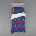 thumbnail image 2 of Ambesonne Floral Bedding Set 4 Pcs, Vintage Bouquet Art, Queen, Multicolor, 2 of 3