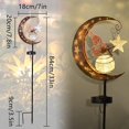 thumbnail image 2 of SHAR Solar Moon Garden Light - Decorative Outdoor LED Solar Light for Lawn, Path, Patio, Balcony, and Yard Decoration, 2 of 5
