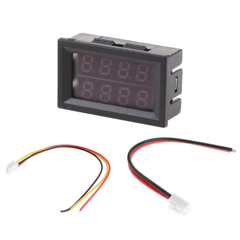 0.28" Digital DC 200V 10A Voltmeter Ammeter 4 Digit 5 Wire Voltage Current Meter 