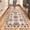 Boho N6, variant on 2x6 ft Red runner rug , Laundry rug runner, Washable runner rug, Non-Slip Area rug runner for Hallway, Waterproof Boho runner rug for Bathroom and Entryway rug runner