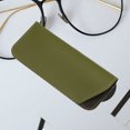 thumbnail image 1 of Estuche de cuero para gafas con flores antiguas, funda de cuero para gafas de sol de lichi, funda de cuero para gafas engrosada, 1 of 6