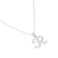 thumbnail image 1 of Dije Inicial Ametrinaa Letra R Plata .925 con Cadena 50 cm Regalo, 1 of 5