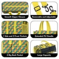 thumbnail image 3 of Teacher Tote Bag,Colorful Checkered Dinosaurs Pattern Teacher Utility Tote Bag,Large Work Tote Bags for Women with Multiple Pockets,Top Zipper Closure,13.8x10.6x6.7 Inch, 3 of 5