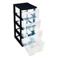 thumbnail image 3 of Cajonera Italhome 4 Niveles Plástico Aqua, 3 of 4