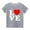 #Gray02, variant on Herrnalise Boys Girls I love Mom Valentine's Day Shirt Short Sleeve Heart Print Graphic Cotton T-Shirt Unisex Kids V-Day Holiday Tops Clothes 2-10 Years