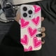 thumbnail image 3 of Funda de lujo con diseño de corazón de amor y electrochapado en plata IMD para iPhone 15, 14, 16 Pro Max Plus, 11, 12, 13 Pro, 7, 8 Plus, X, XR, carcasa trasera a prueba de golpes, 3 of 5