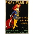 thumbnail image 2 of Leonetto Cappiello 11x14 Black Ornate Wood Framed Double Matted Museum Art Print Titled: Agua De Vilajuiga (ca. 1912), 2 of 5