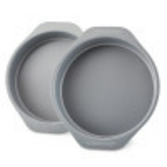 Farberware GoldenBake Bakeware Nonstick Round Cake Pan Set, 2-Piece, Gray