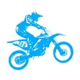 thumbnail image 6 of Walbest Motocross Rider Vinyl Decal Sticker | Cars Trucks Walls Vans Windows Laptops | Black | 8 X 7 Inches |, 6 of 6