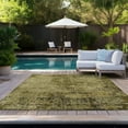 thumbnail image 4 of Addison Rugs Machine Washable Indoor/ Outdoor Abstract Solid Chantille Rug Brown - 8' x 10', 4 of 5