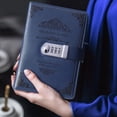 thumbnail image 2 of 8.3x5.8in, A5 Notebook Journal con candado, Vintage Lock Journal Password Notebook con bolígrafo y caja de regalo, Lock Diary Planner Organizador para hombres y mujeres,Blue, 2 of 5