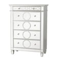 thumbnail image 3 of Bella 5 Piece Queen Mirrored Bedroom Set In Grey Velvet, 3 of 3