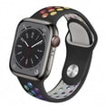 thumbnail image 1 of Correa para apple watch banda de silicona 45mm 44mm Ultra 49mm 41mm 40mm 38mm 42mm 45 mm Pulsera deportiva iWatch series 7 3 4 5 6 SE 8 Dengxun unisex, 1 of 2