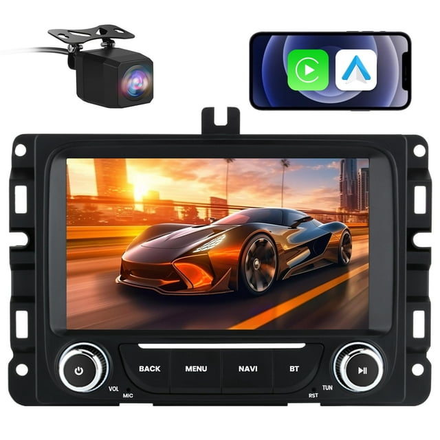 Radio de coche estéreo Android 13 Dodge RAM 2013-2019 1500/2500/3500