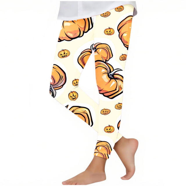 Pyjama d'Halloween pour Enfants Taille Haute Extensible Doux pour l'École
