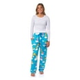 thumbnail image 7 of Care Bears Women's AOP Clouds and Rainbows Adult Lounge Sleep Pajama Pants with Drawstring Elastic Waistband, 7 of 7