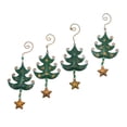 thumbnail image 4 of NOVICA Steel ornaments, 'Starry Trees' (set of 4), 4 of 6