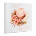 thumbnail image 4 of Stupell Industries Happy Cowgirl Floral Hat Plants & Flowers Painting Unframed Art Print Wall Art, 12 x 12, 4 of 8