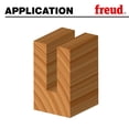 thumbnail image 5 of Router Bit Freud 04-124, doble flauta de 3/8 pulgadas, 6,4 cm, 5 of 5