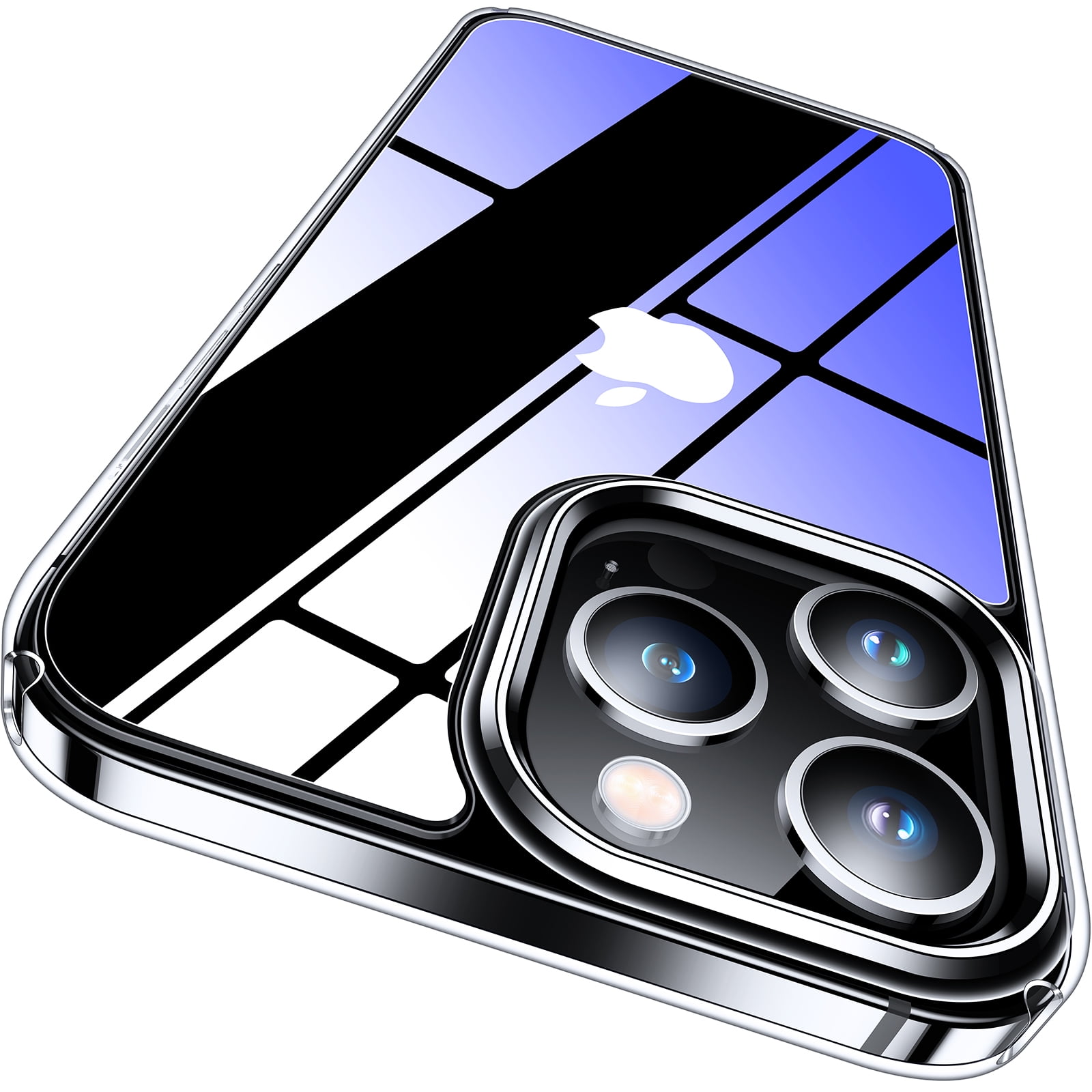 Humixx Crystal Clear for iPhone 14 Pro Case [20X Anti-Yellowing & 12FT Military Drop Protection & Airbags-Tech] Slim Fit Shockproof Protective Phone Case for iPhone 14 Pro 6.1 inch 2022 (Clear)