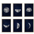 thumbnail image 1 of Awkward Styles Astronomy Lovers Set of 6 Poster Phases of the Moon Art Perfect Gift for Astronomy Lovers Moon Room Art Space Wall Universe Poster, 1 of 3