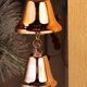 thumbnail image 5 of Adornos colgantes navideños, colgadores de puerta con cascabel, campana colgante para puerta navideña con pajarita de cinta, 5 of 5