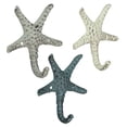thumbnail image 4 of Zeckos Cast Iron Nautical Starfish Decorative Wall Hooks Set of 3, 4 of 5