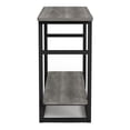 thumbnail image 4 of Furniture of America Quint 1-Shelf Wood Indoor End Table, Vintage Gray Oak, 4 of 8