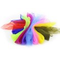 thumbnail image 3 of Opolski Women Fashion Pure Candy Color Soft Chiffon Silk Neck Scarf Square Wrap Shawl, 3 of 9