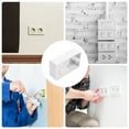 thumbnail image 2 of MasteelfCA 5pcs Wall Mount Outlet Boxes Electrical Outlet Box Electrical Case Wall Socket External Installation Junction Box for Home, 2 of 7