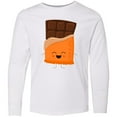 thumbnail image 3 of Inktastic Chocolate Candy Bar Costume Long Sleeve Youth T-Shirt, 3 of 5