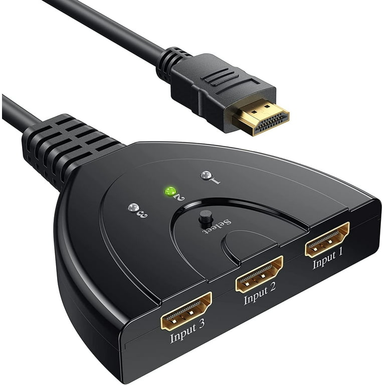 Hdmi Switch 3-port Hdmi Splitter Cable, Hdmi Cable Switch
