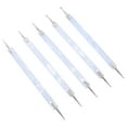 thumbnail image 3 of Shisuyan Ensemble de Stylos pour Nail Art Bleu à Double Extrémité Motifs Intéressants 5 Pcs 5.2 Po, 3 of 9