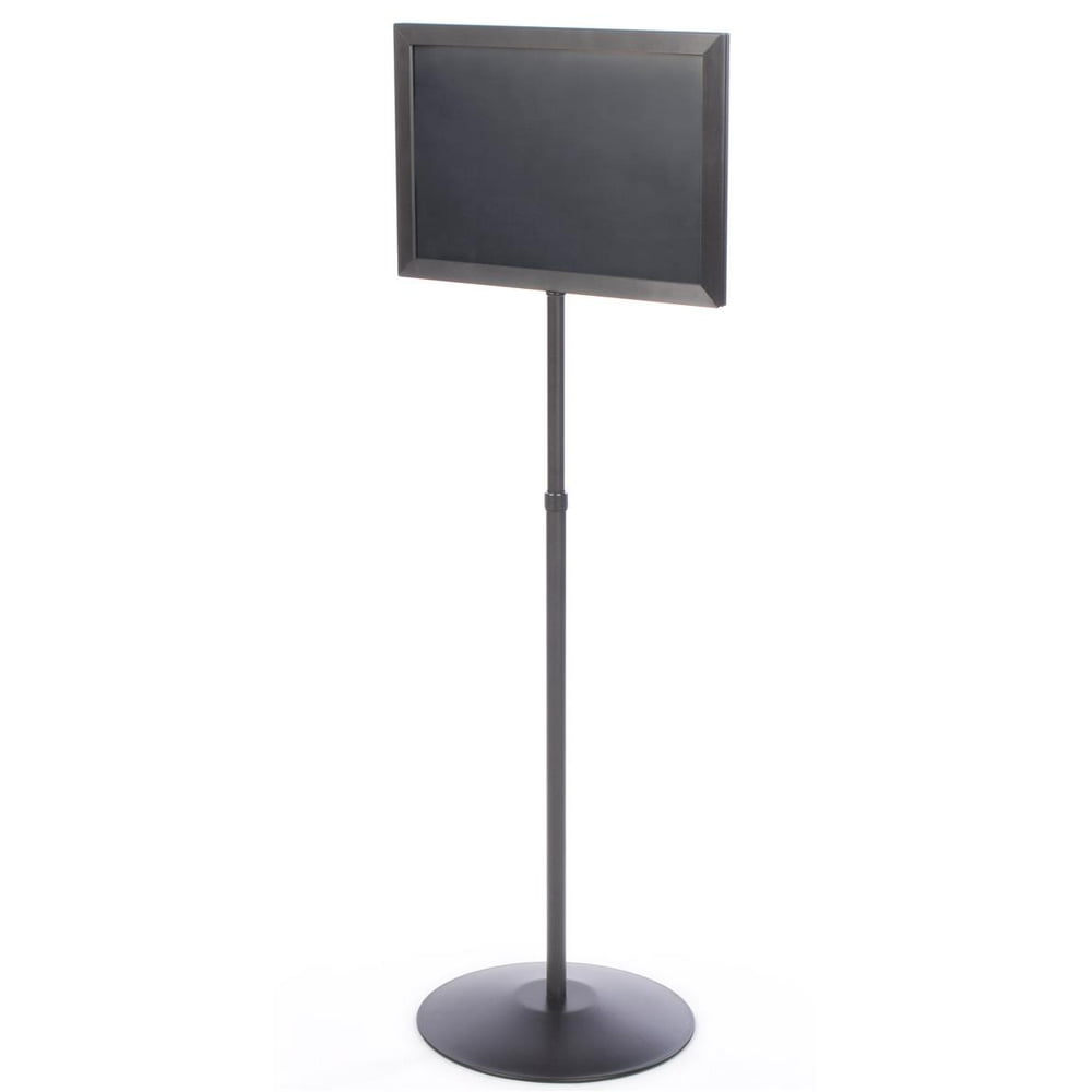 Indoor 17" x 11" Floor Sign Stand Holders with Telescoping Pole to