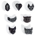 thumbnail image 2 of Molde de silicona de Halloween DIY artesanías proyectos reutilizable jabón vela yeso, G,11 Feliz Sencillez, 2 of 5