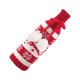 thumbnail image 1 of Bewildely Cubierta tejida para botella de vino, copo de nieve elástico Universal, ropa de Navidad de Año Nuevo, Bola de piel, banda de champán, Kits de decoración para fiestas Tipo 2 Bewildely HA068797-02, 1 of 6