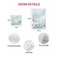 thumbnail image 6 of Teal Ocean Coastal Dish Towels Set, Waffle Weave Kitchen Towels 3 Pieces, Summer Beach Nautical Coral Starfish Microfiber Hair Face Bath Tea Towel Absorbent Quick Drying Cleaning Dish Cloths 12"x12", 6 of 7