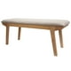 thumbnail image 2 of Banca Oviedo Color Beige Para 2 Personas Exterior o Interior Estilo Natural, 2 of 4