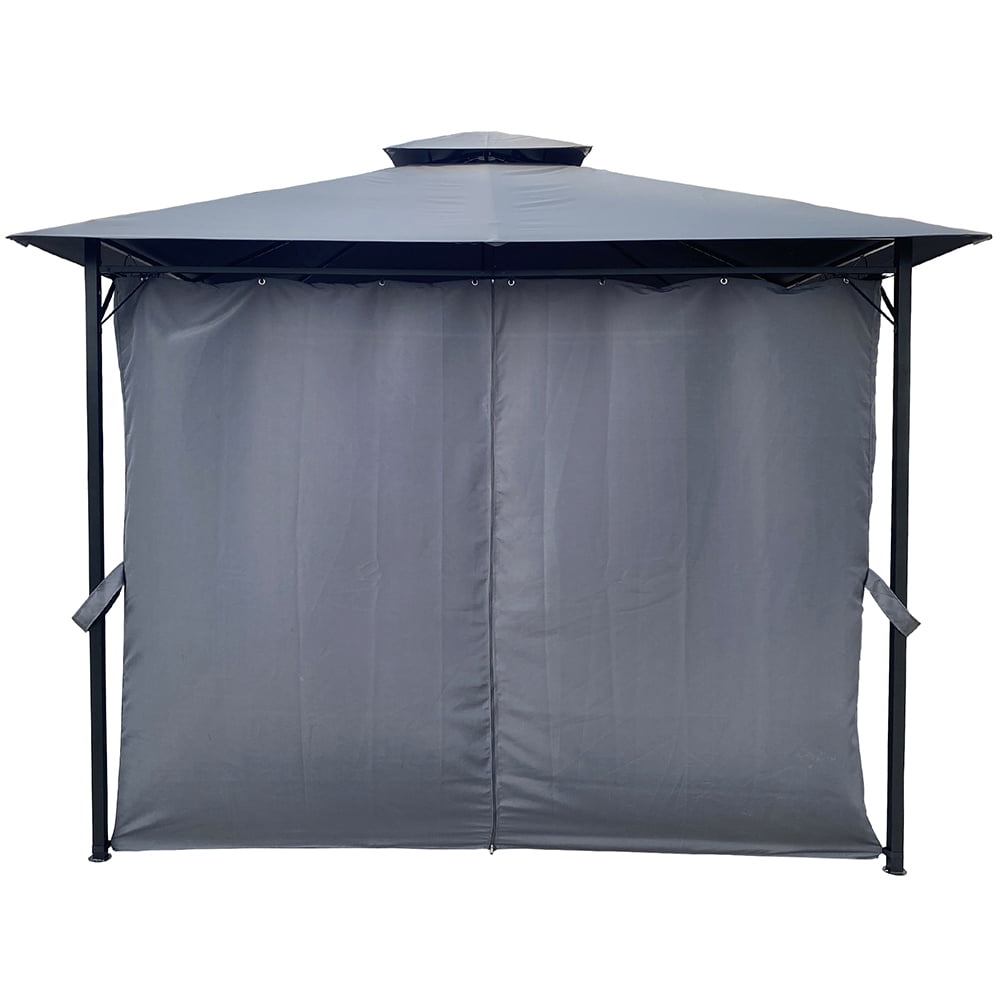 Kadyn 10x10 Ft Waterproof Tent, Outdoor Party Tent with Curtains, Wedding Party Tent for Backyard, Gray Kadyn 10x10 Ft Waterproof Tent, Outdoor Party Tent with Curtains, Wedding Party Tent for Backyard, Gray