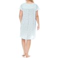 thumbnail image 2 of Ezi Women's Plus Cap Sleeve Floral Nightgown, 2 of 6