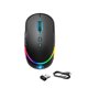 thumbnail image 2 of Ratón inalámbrico para juegos de 2,4G 3200DPI, batería ajustable, recargable, 12 de modos de lámpara, ratones RGB de 7 teclas para juegos, CUTICAT Ratón inalámbrico para juegos, 2 of 8