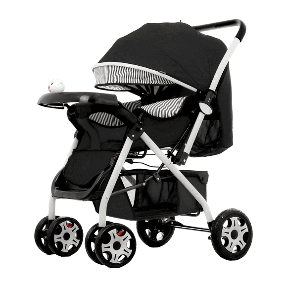 Carriola de Bebé Plegable Ultra Premium AOKU Negra