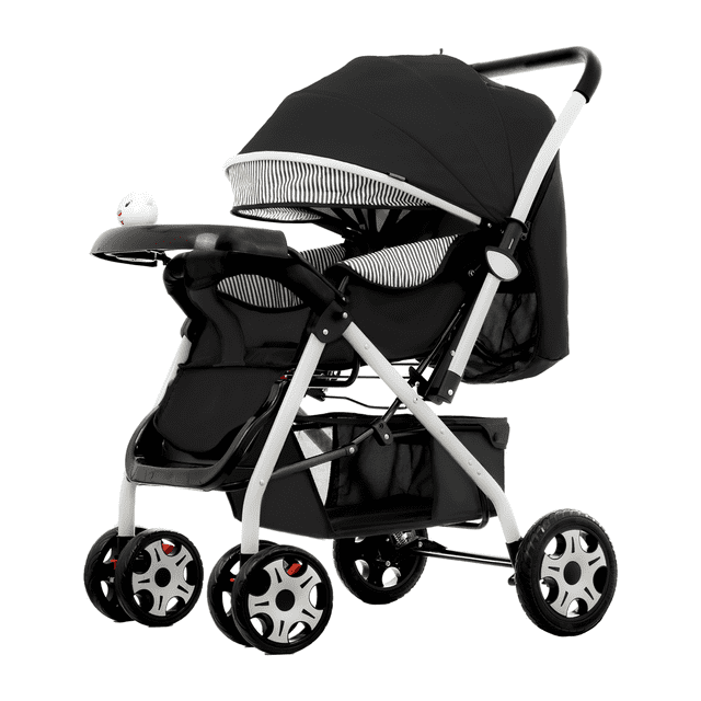 Carriola de Bebé Plegable Ultra Premium AOKU Negra