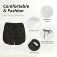thumbnail image 6 of Haiem Doodle Dinosaur Women's 2 in 1 Running Shorts - Lightweight Athletic Workout Gym Yoga Breathable Sports Shorts Liner with Phone Pockets-Large, 6 of 9