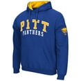 thumbnail image 2 of Men's Colosseum Royal Pitt Panthers Double Arch Pullover Hoodie, 2 of 3