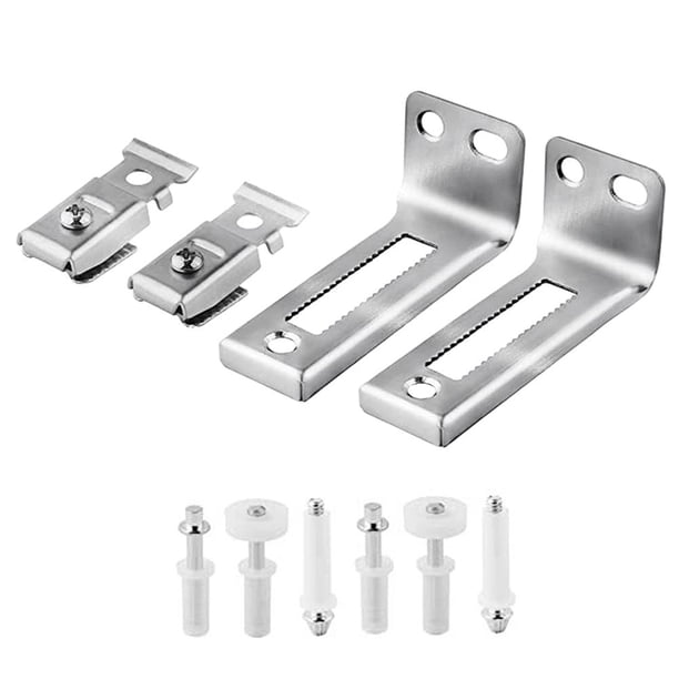 Juego de 2 herrajes para puertas plegables, piezas de repuesto para rieles de puertas correderas multipropósito