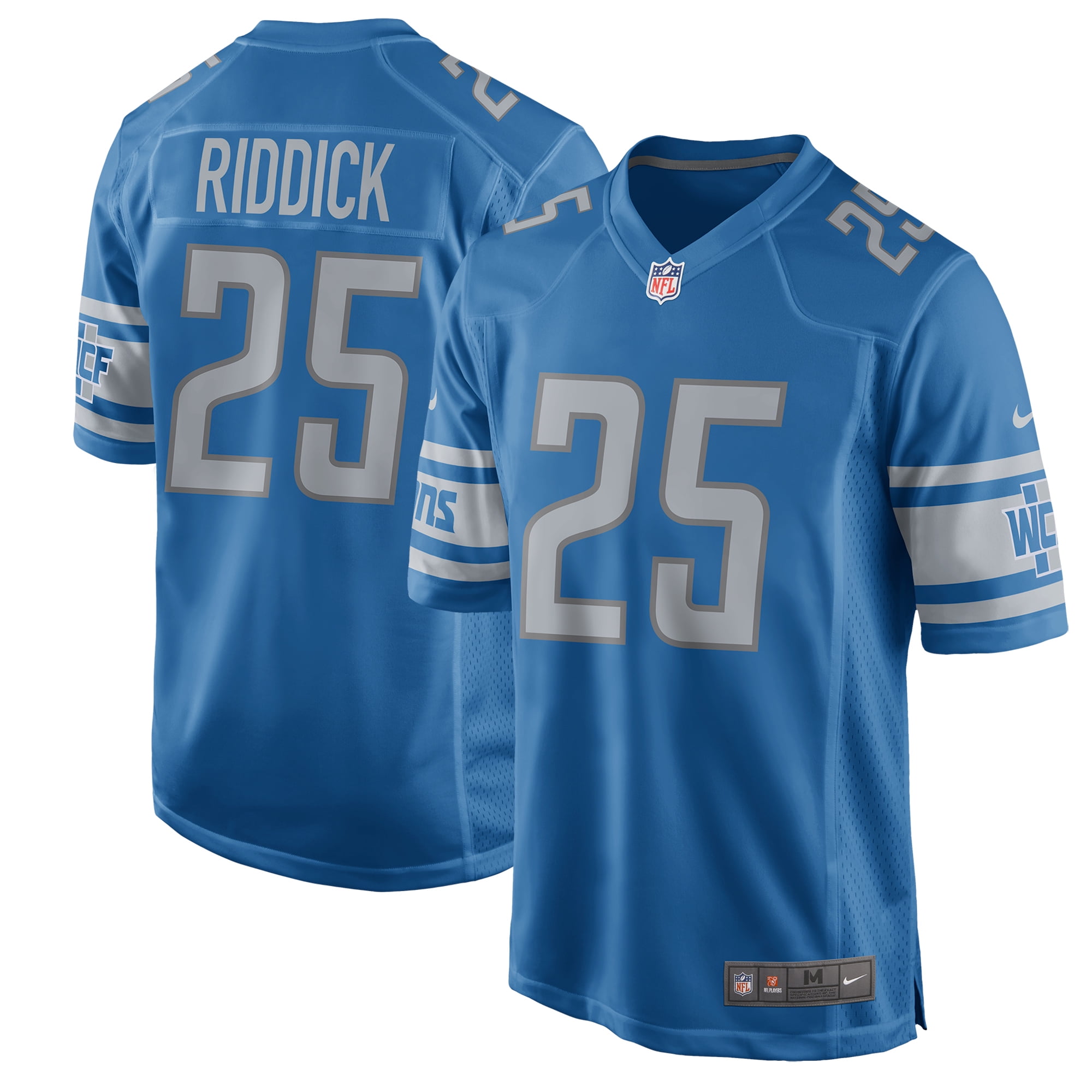 Theo Riddick Detroit Lions Nike 2017 Game Jersey - Blue - Walmart.com -  Walmart.com