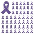 thumbnail image 3 of Elegant Ribbon Lapel Pin for Cancer Awareness Heart Shape Silk Ribbon Accessory for Clothing Bags and More, 3 of 3